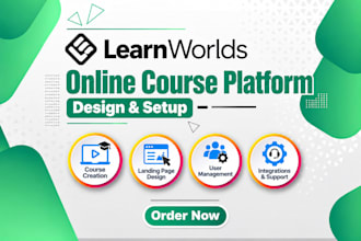setup learnworlds online course content design learnworlds website learnworlds