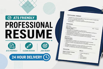 write professional ats resumes and cvs