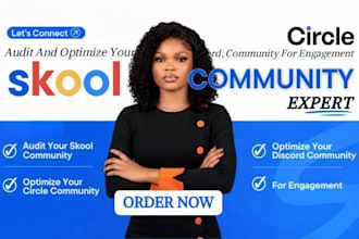 audit and optimize your skool, circle so, discord community for engagement
