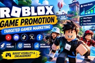 roblox advertising, roblox promotion, roblox game marketing to increase engage