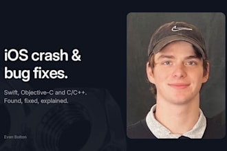 fix crashes, bugs, and performance issues in your ios app