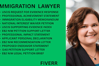 be your ny, nc, ca, fl immigration lawyer for uscis, eb2, niw and i140 petitions