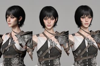 create realistic 3d game character modeling 3d metahuman 3d game asset ue5 unity