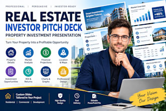 create real estate investor pitch deck property investment presentation PPT deck