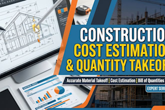 do best construction cost estimation, material take off quantity takeoff