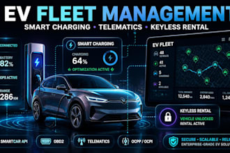 build ev fleet management smart charging telematics electric keyless vehicle app