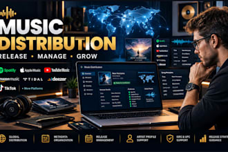 distribute and manage your music on spotify apple music and major platforms