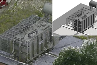 register, refine, and georeference point cloud scan, 3d laser scan render, faro