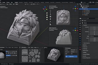 custom artisan keycap stl 3mf anime cherry mx 3d printable keycap design sculpts