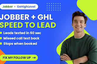 jobber gohighlevel integration, jobber zapier, ghl speed to lead home service