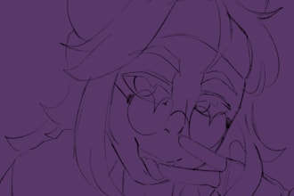 do head to shoulders art commissions