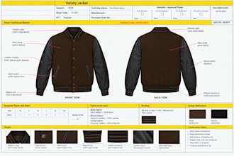 create varsity, letterman, college, team, baseball jackets techpacks for startup