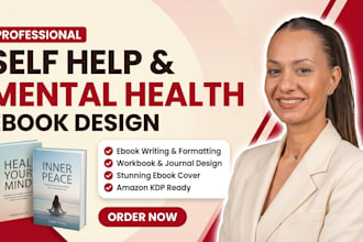 create self help ebooks, mental health workbooks, etsy digital products design