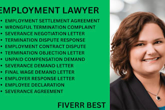 be your nc, ca, ny, fl employment lawyer for severance and termination disputes