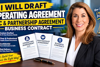 draft operating agreement llc partnership agreement business contract