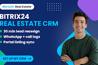 bitrix24 real estate CRM, bitrix24 whatsapp, bitrix24 lead routing automation
