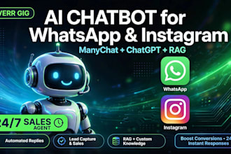 build whatsapp ai chatbot and instagram ai agent