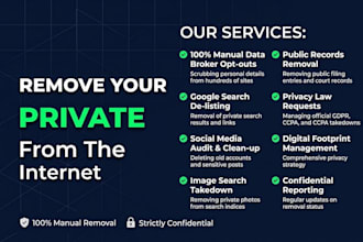 remove your personal information from data broker websites and search engines