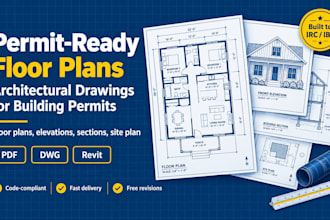 create permit ready floor plans and architectural drawings for US permits