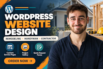 design a remodeling, handyman and contractor wordpress website
