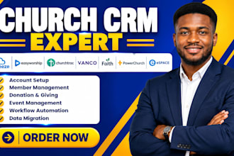 breeze easyworship churchtrac vanco faith  powerchurch plus e space church CRM