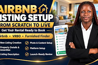 setup listing on airbnb, vrbo and furnished finder to get bookings