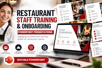 design restaurant staff training and onboarding powerpoint