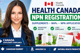 do health canada npn registration and approval for supplement or natural product