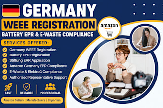do germany weee registration, battery epr and amazon e waste compliance