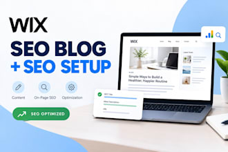 write wix seo blog posts and optimize your wix  blog content setup