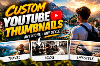 design a high CTR youtube thumbnail that gets clicks
