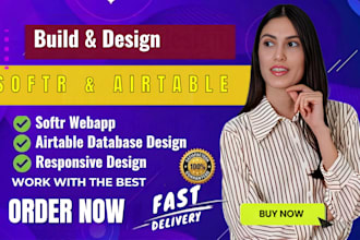 build no code softr web app airtable database integration