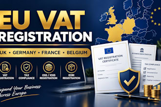 register eu vat and provide tax compliance support