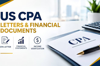signus CPA comfort letter, mortgage letter, income verification income statement