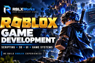 develop your roblox game, script mechanics and build systems, roblox developer