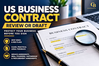 review or draft your US business contract