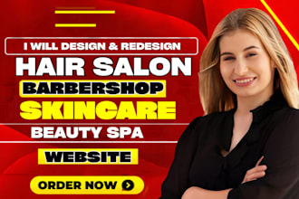 develop wordpress ecommerce hair salon barbershop booking website wordpress seo