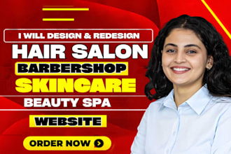 develop wordpress ecommerce hair salon barbershop booking website wordpress seo