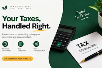 tax consultant website, tax accountant website, financial advisor website