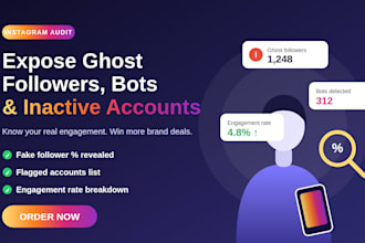 identify ghost, bots and inactive followers