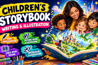 children storybook writing kids ghostwriter children picture book illustration