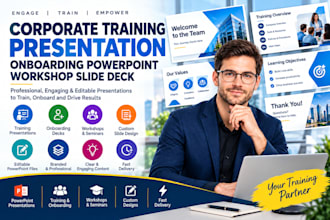 create corporate training presentation onboarding powerpoint workshop slide deck