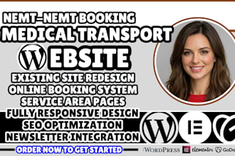 nemt website, medical transportation website, patient transportation website