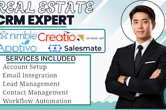 setup nimble crm apptivo zendesk sell creatio crm workflow automation salesmate