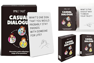 design card game, board game art trading playing card game deck card box design