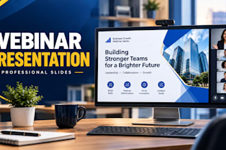 create a professional webinar presentation