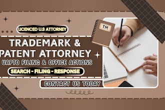 be your US trademark attorney for uspto brand protection