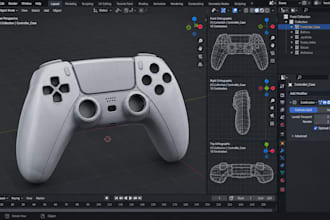 do 3d game controller cases, 3d joystick housing, game accessories 3d printing