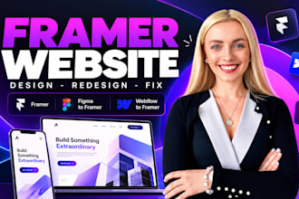 redesign framer website fix framer website webflow to figma to framer developer
