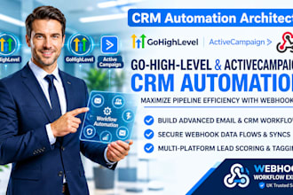 gohighlevel and activecampaign crm automation via webhooks ai crm automation